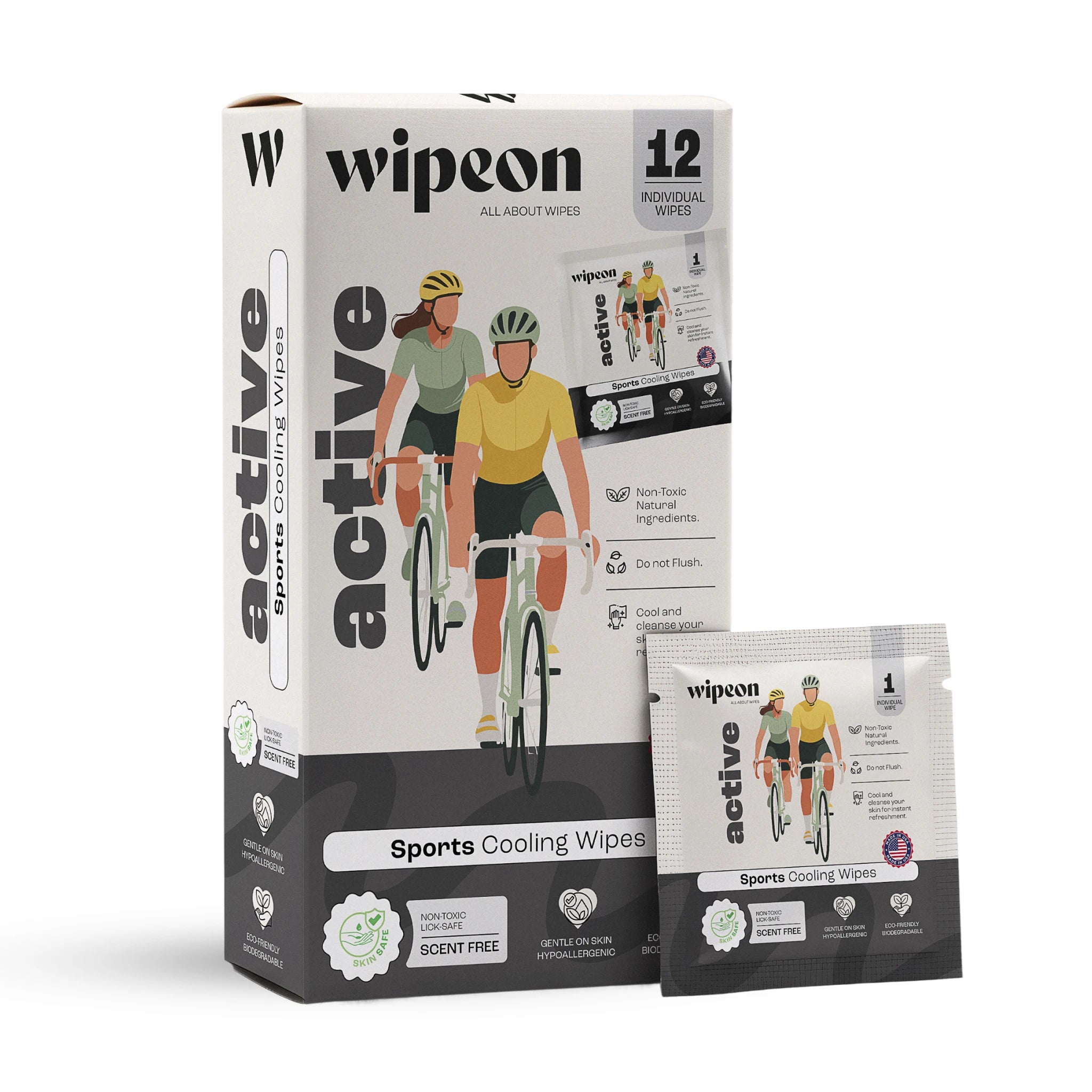 Wipeon Active – Sports Cooling Wipes